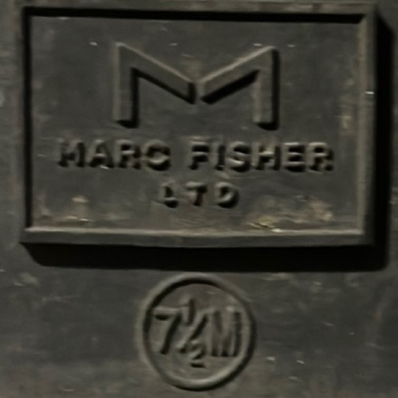 Marc Fisher Black Combat Moto Boots with Chunky Sole - Picture 9 of 11